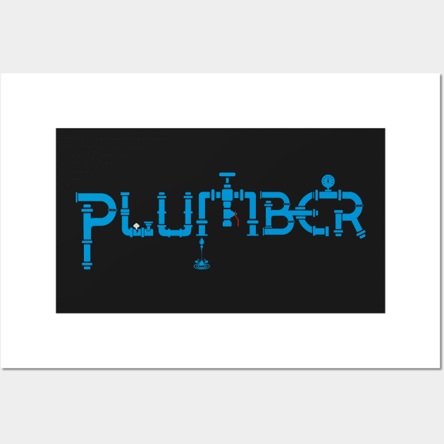 Pipefitter and Plumber Wall Art by norules